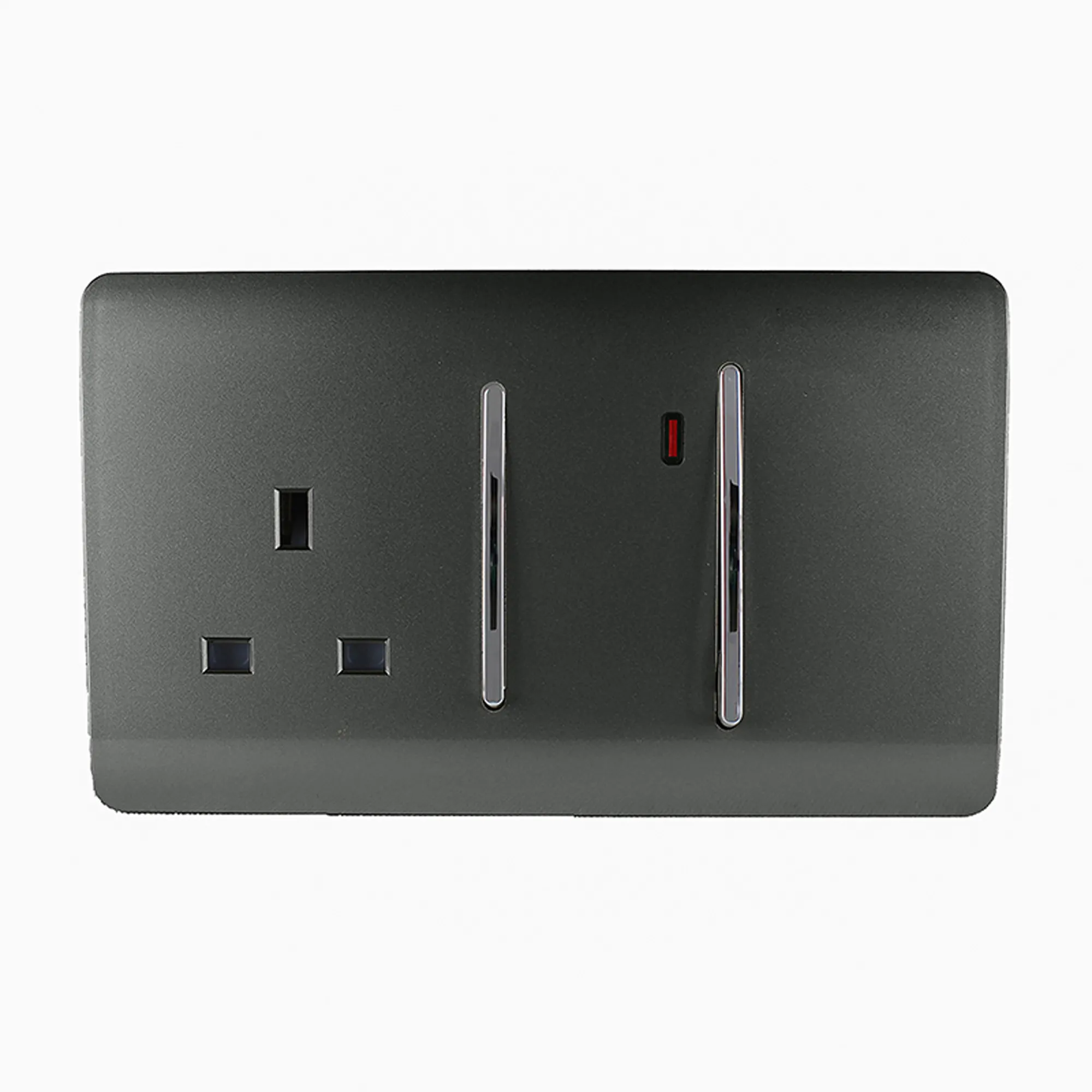 Charcoal Wiring Accessories Trendi Decorative Screwless Charcoal Wiring Accessories Trendi Decorative Screwless